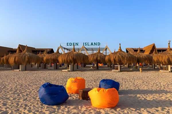 Eden Island Hurghada snorkeling Trip with lunch