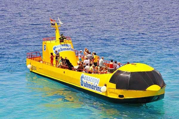 Glass Bottom Boat Hurghada Trip Semi-Submarine Boat Hurghada Trip Royal Sea Scope