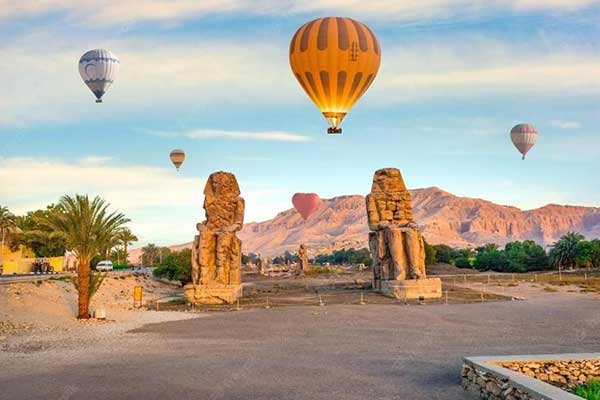 Luxor Hot Air Balloon two days trip from Hurghada