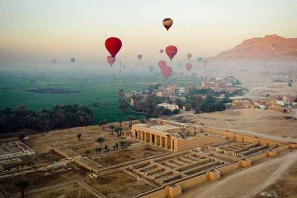 Luxor Hot Air Balloon two days trip from Hurghada