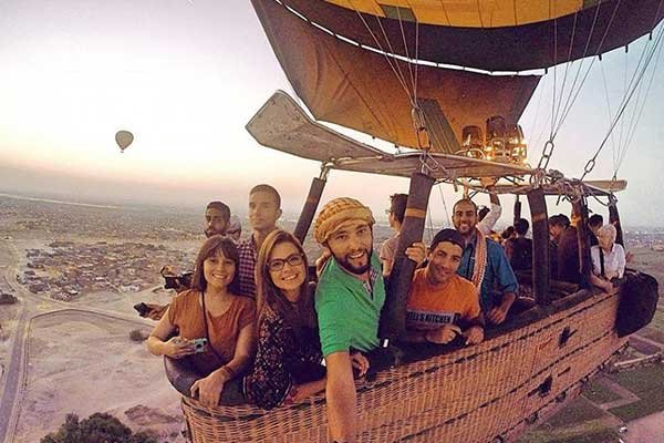 Luxor Hot Air Balloon two days trip from Hurghada