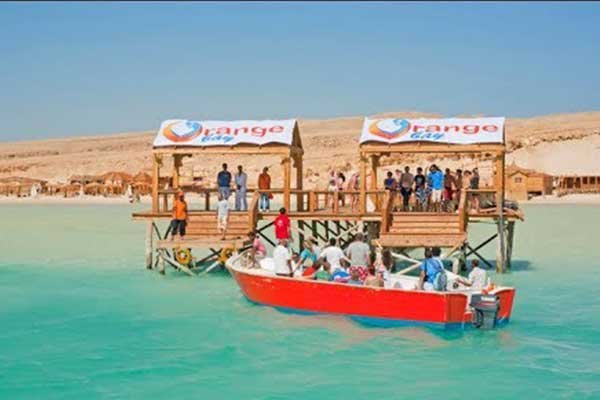 Stunning panoramic view of Orange Bay, Hurghada