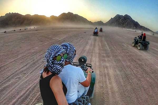 Mega Quad Bike Safari with Camel ride, Dinner and Folklore in hurghada