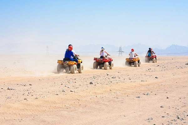 Mega Quad Bike Safari with Camel ride, Dinner and Folklore in hurghada