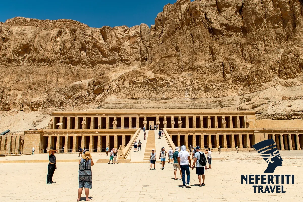 Temple of Hatshepsut on Luxor West Bank during Hurghada to Luxor trip